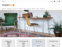 Tablet Screenshot of hairpinlegs.com